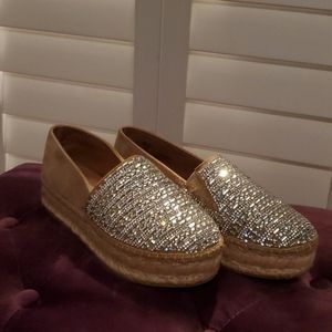 Steve Madden Platform Espadrilles with Bling!